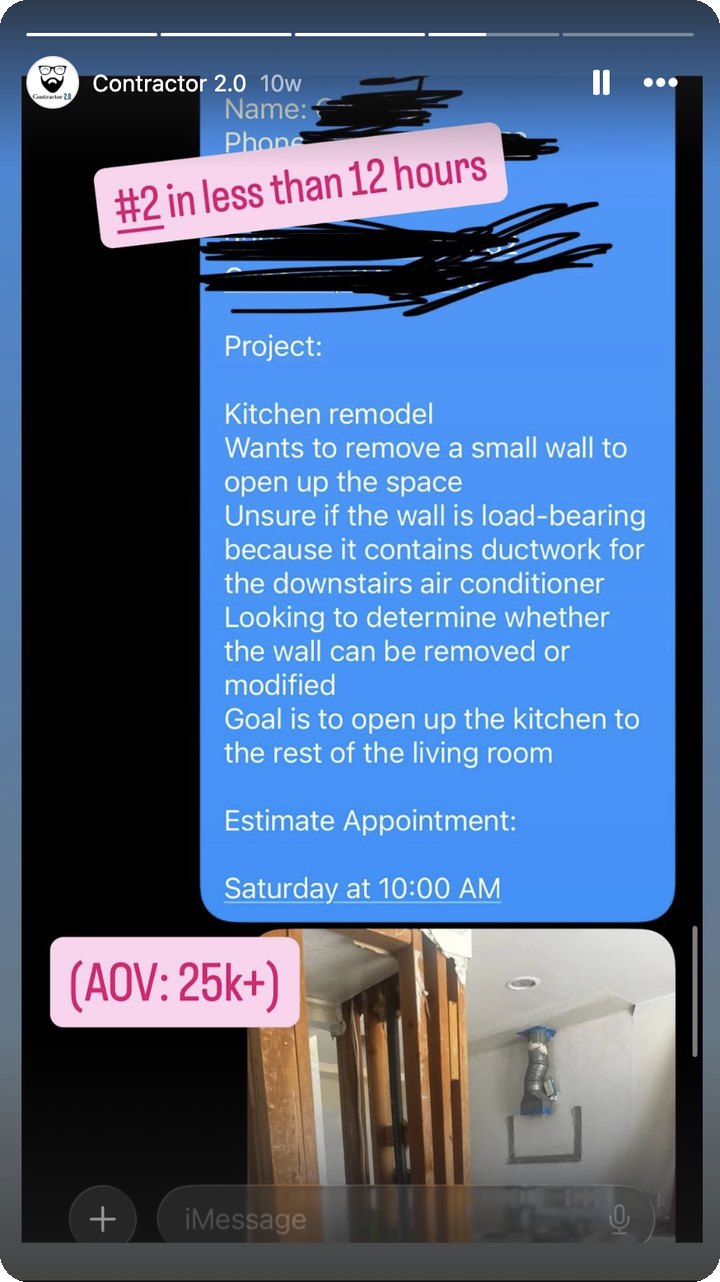 Contractor 2.0: second appointment in under 12 hours